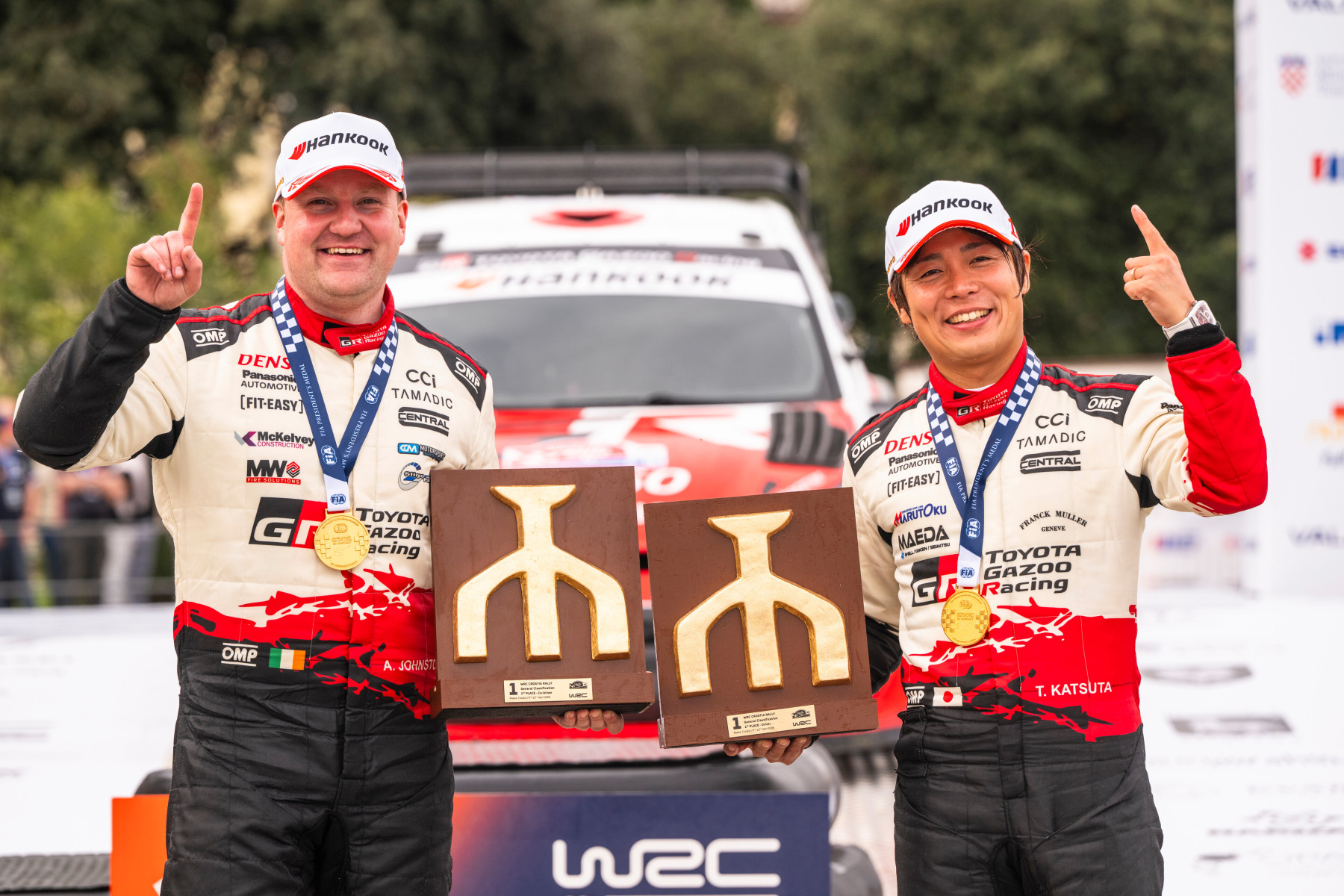 Katsuta asalta el liderato del WRC tras ganar en Croacia y confirma el dominio de Toyota